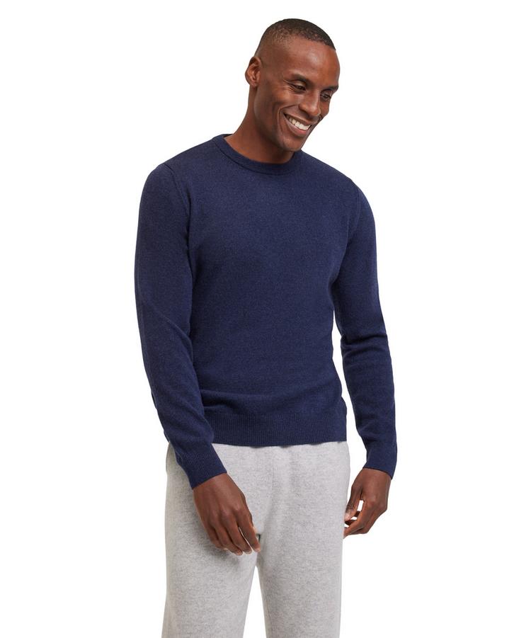 Falke Falke Lambswool Crew Neck Strickpullover Herren - space blue (6116) - 0 | SportScheck