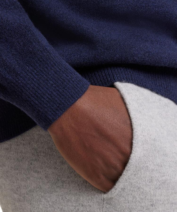 Falke Falke Lambswool Crew Neck Strickpullover Herren - space blue (6116) - 2 | SportScheck