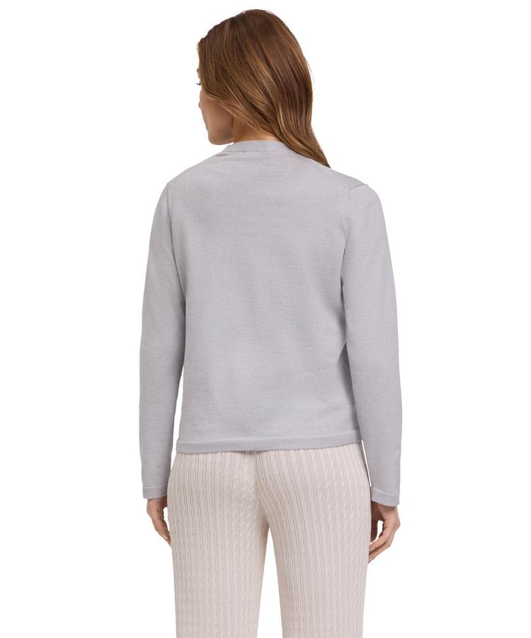 Falke Falke Cotton Cardigan Strickpullover Damen - silver (3290) - 0 | SportScheck