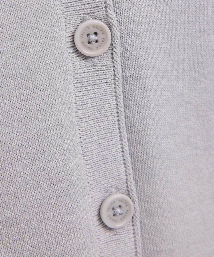 Falke Falke Cotton Cardigan Strickpullover Damen - silver (3290) - 3 | SportScheck