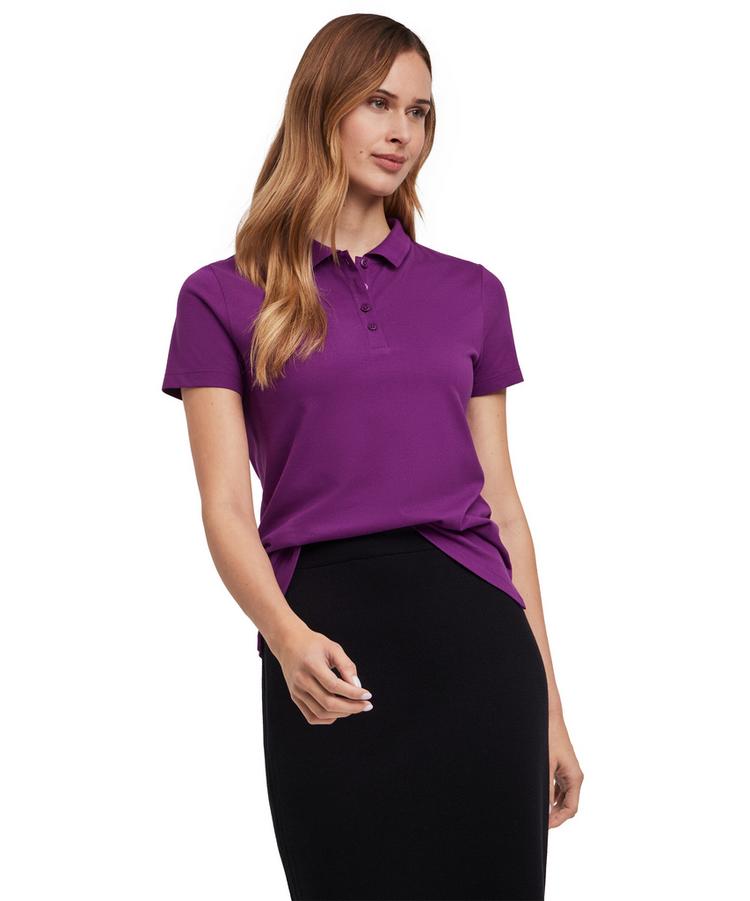 Falke Falke Pima Piqu&eacute; Polo Poloshirt Damen - ultraviolet (8295) - 0 | SportScheck