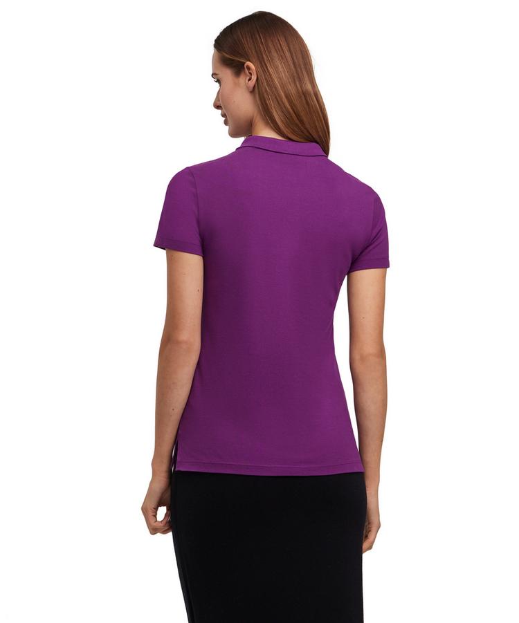 Falke Falke Pima Piqu&eacute; Polo Poloshirt Damen - ultraviolet (8295) - 0 | SportScheck