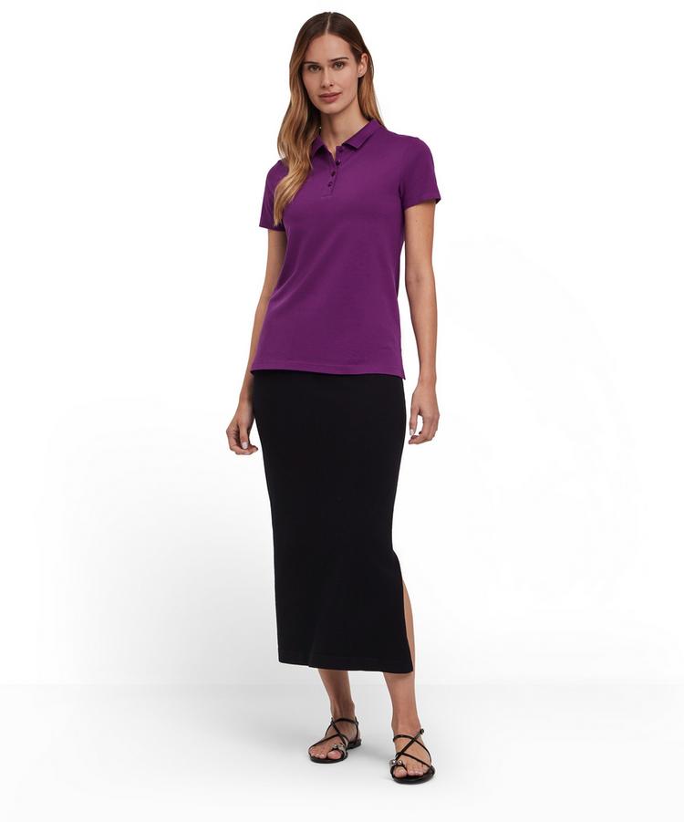 Falke Falke Pima Piqu&eacute; Polo Poloshirt Damen - ultraviolet (8295) - 1 | SportScheck