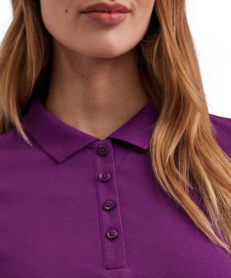 Falke Falke Pima Piqu&eacute; Polo Poloshirt Damen - ultraviolet (8295) - 2 | SportScheck