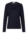 Falke Merino X-fine V-Neck Strickpullover Damen - night sky (6437)