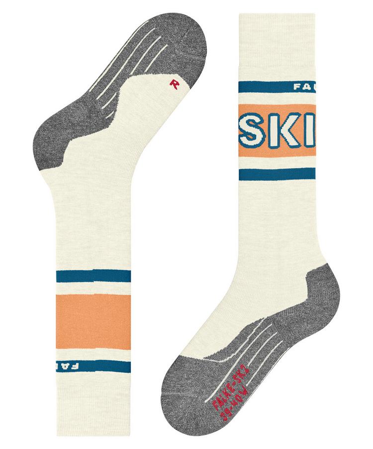 Falke Falke SK2 Intermediate Socken Damen - offwhite-neon red (2048) - 3 | SportScheck