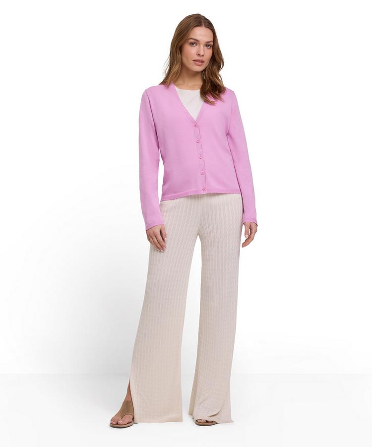 Falke Falke Cotton Cardigan Strickpullover Damen - orchid (8621) - 1 | SportScheck