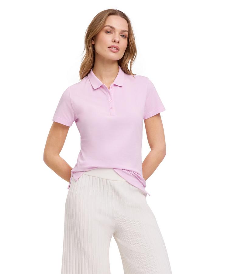 Falke Falke Pima Piqu&eacute; Polo Poloshirt Damen - sporty-rose (8393) - 0 | SportScheck