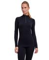 Falke Zip Shirt Tight Funktionsshirt Damen - black (3000)