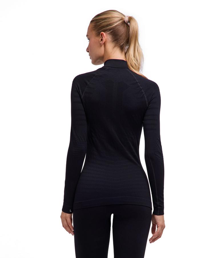 Falke Falke MW Zip Shirt Tight w Langarmshirt Damen - black (3000) - 0 | SportScheck