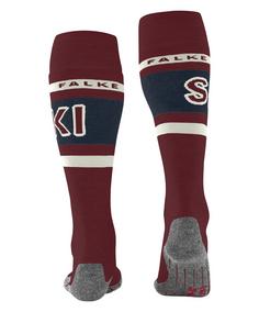 Rückansicht von Falke SK2 Intermediate Skisocken Damen merlot (8117)