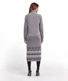 Rückansicht von Falke Kleid Damen m.grey mel (3530)