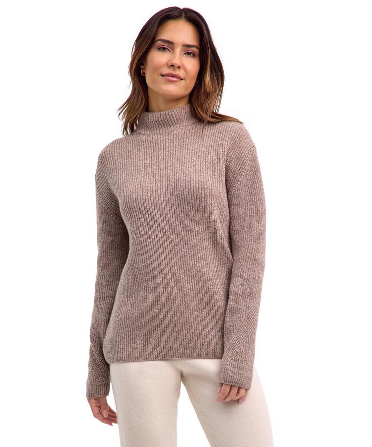 Falke Falke Mock-neck Strickpullover Damen - sand (4320) - 0 | SportScheck