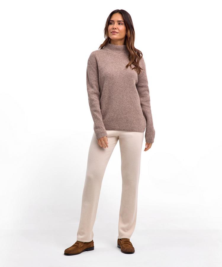 Falke Falke Mock-neck Strickpullover Damen - sand (4320) - 1 | SportScheck