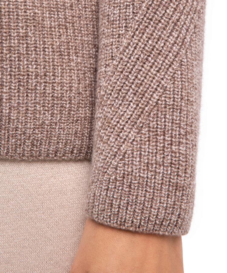 Falke Falke Mock-neck Strickpullover Damen - sand (4320) - 2 | SportScheck