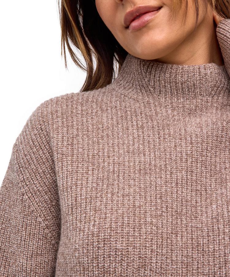 Falke Falke Mock-neck Strickpullover Damen - sand (4320) - 3 | SportScheck