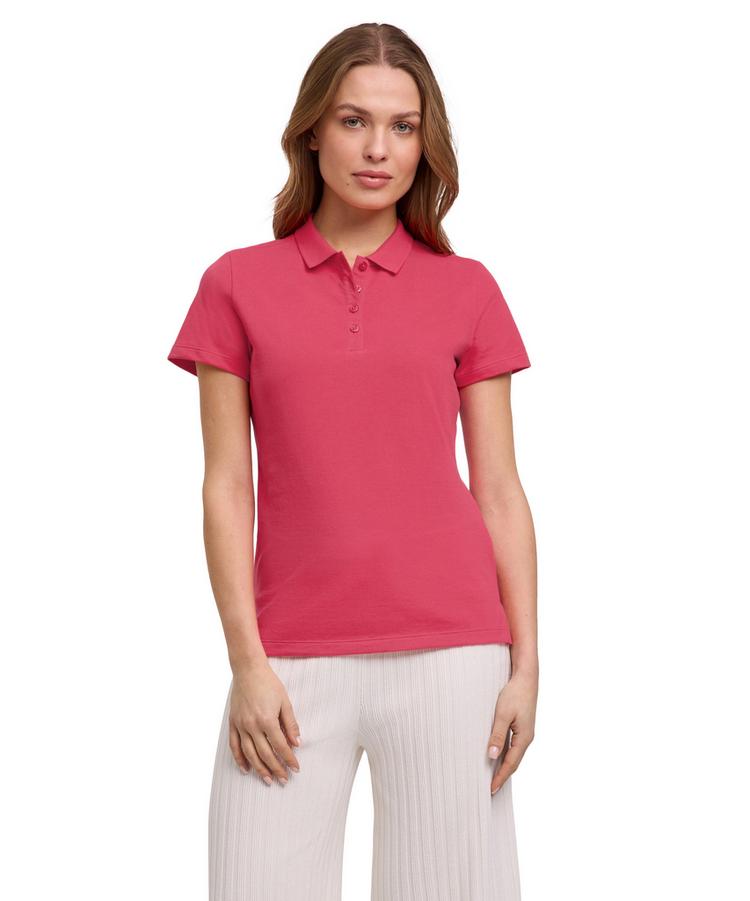 Falke Falke Pima Piqu&eacute; Polo Poloshirt Damen - fuchsia (8856) - 0 | SportScheck