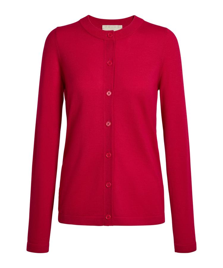 Falke Falke Merino X-fine Cardigan Strickpullover Damen - magenta (8046) - 0 | SportScheck