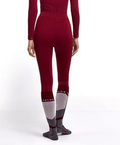 Rückansicht von Falke MW 3/4 Tights w Leggings Damen merlot (8117)