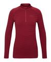 Falke MW Zip Shirt Tight w Langarmshirt Damen - merlot (8117)