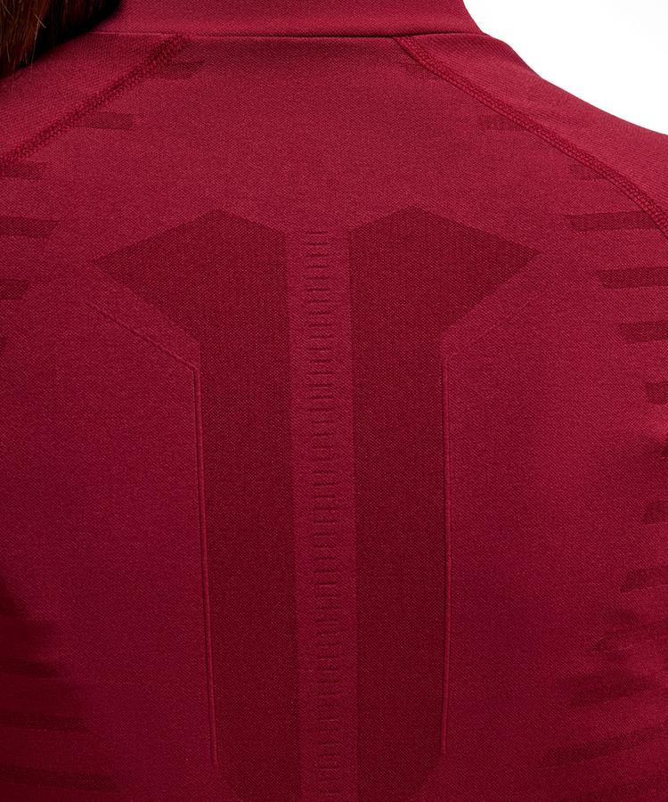 Falke Falke MW Zip Shirt Tight w Langarmshirt Damen - merlot (8117) - 4 | SportScheck