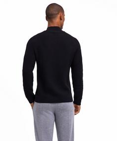 Rückansicht von Falke Strickpullover Herren black (3000)