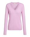 Falke Merino X-fine V-Neck Strickpullover Damen - rose water (8287)