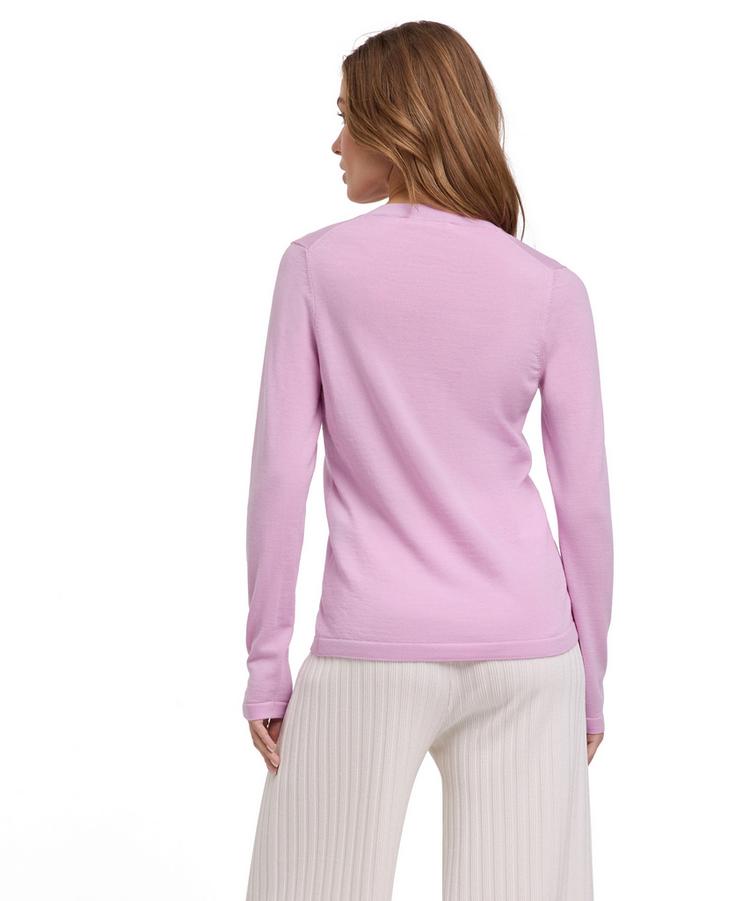 Falke Falke Merino X-fine V-Neck Strickpullover Damen - rose water (8287) - 0 | SportScheck