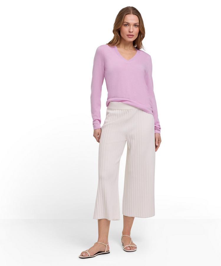 Falke Falke Merino X-fine V-Neck Strickpullover Damen - rose water (8287) - 1 | SportScheck
