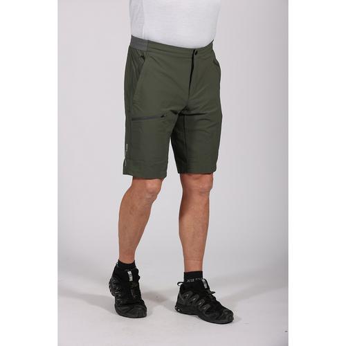 Rückansicht von Maul Sport Weißhorn Funktionsshorts Herren Tannengrün