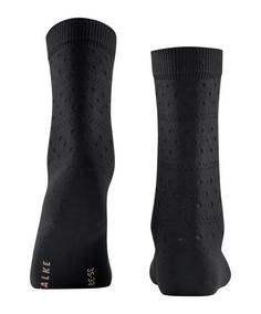 Rückansicht von Falke Freizeitsocken Damen black (3000)