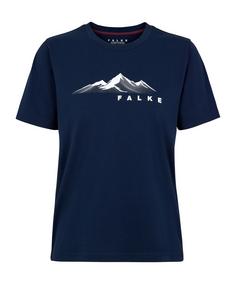 Falke TK Tee Graphic w T-Shirt Damen space blue (6116)