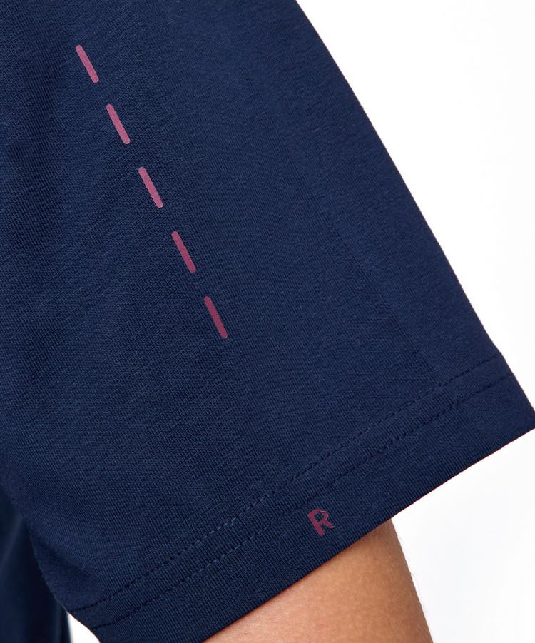 Falke Falke TK Tee Graphic w T-Shirt Damen - space blue (6116) - 3 | SportScheck