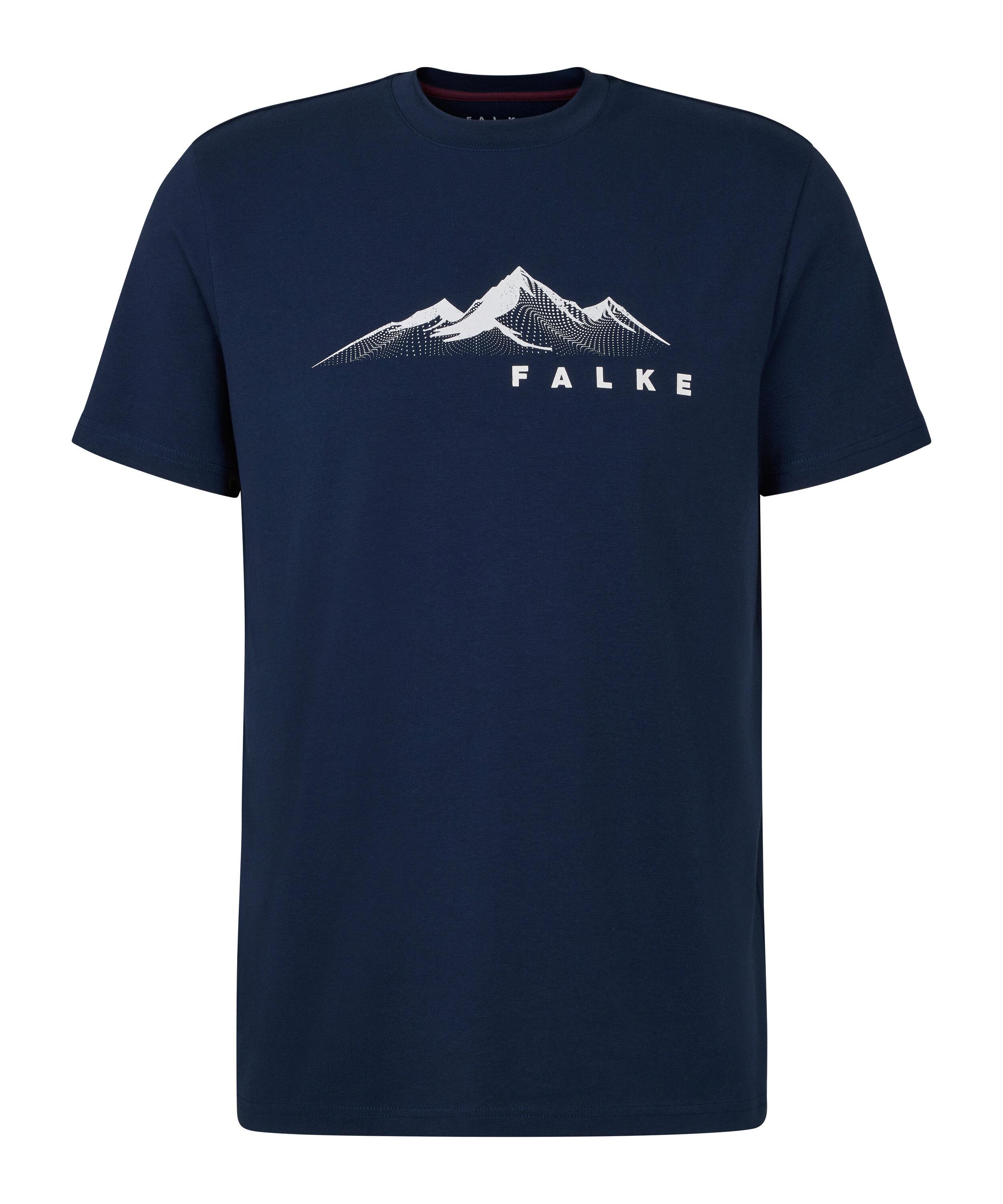 Falke TK Tee Graphic m T-Shirt Herren - space blue (6116)