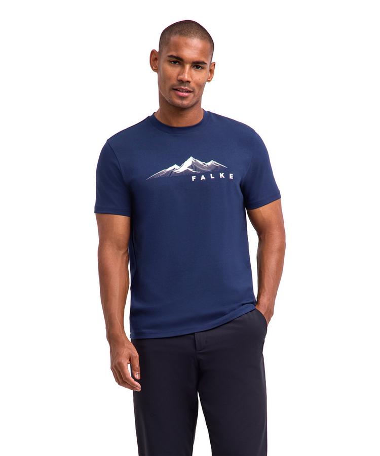 Falke Falke TK Tee Graphic m T-Shirt Herren - space blue (6116) - 0 | SportScheck
