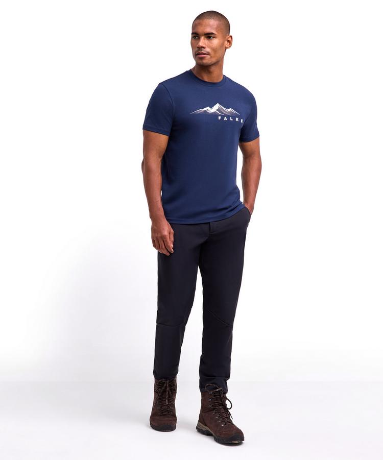 Falke Falke TK Tee Graphic m T-Shirt Herren - space blue (6116) - 1 | SportScheck