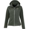 Maul Sport Gaisspitze mit Kapuze Softshelljacke Damen - Tannengr&uuml;n