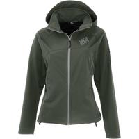 Maul Sport Gaisspitze mit Kapuze Softshelljacke Damen - Tannengr&uuml;n