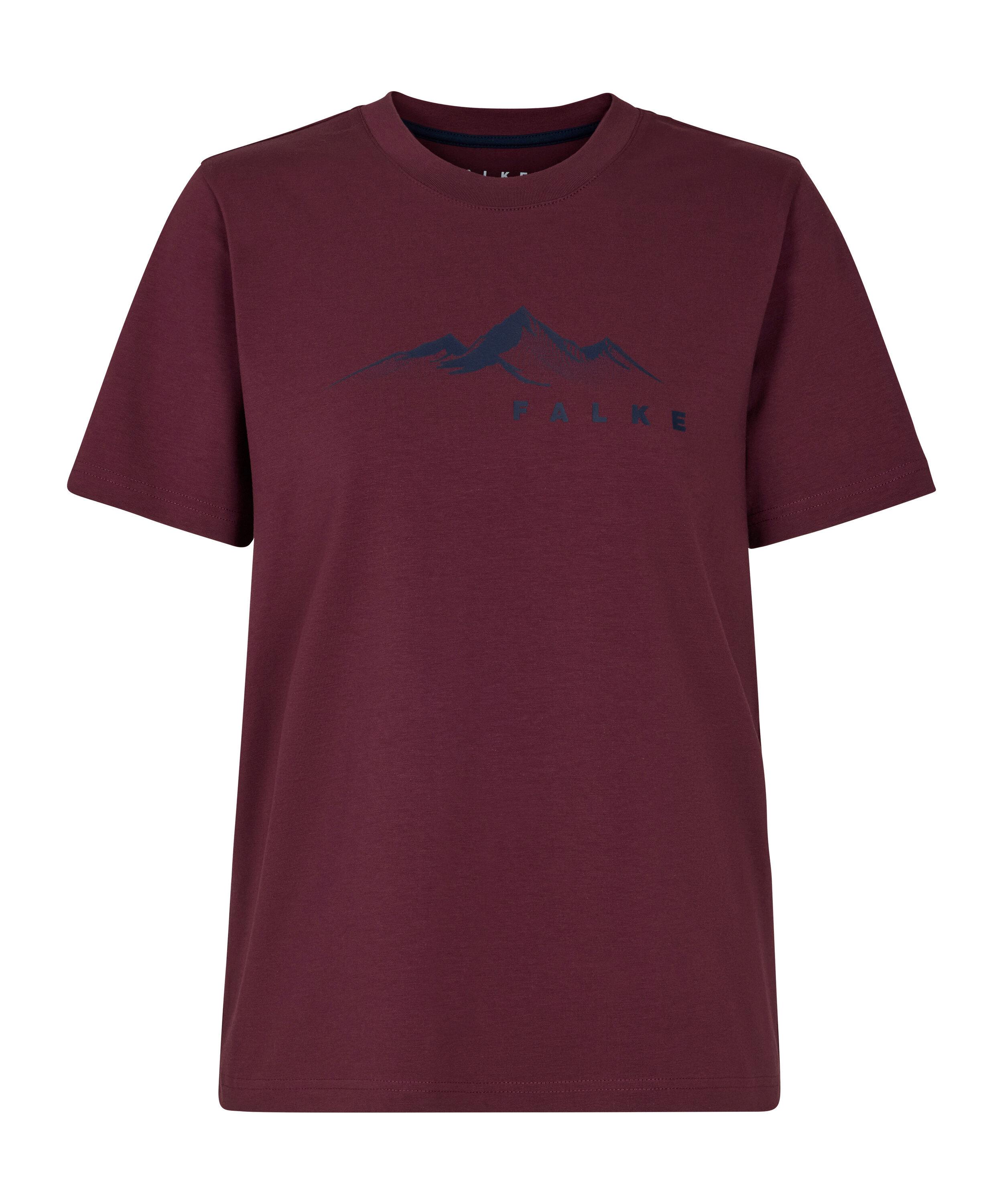 Falke TK Tee Graphic w T-Shirt Damen - barolo (8526)