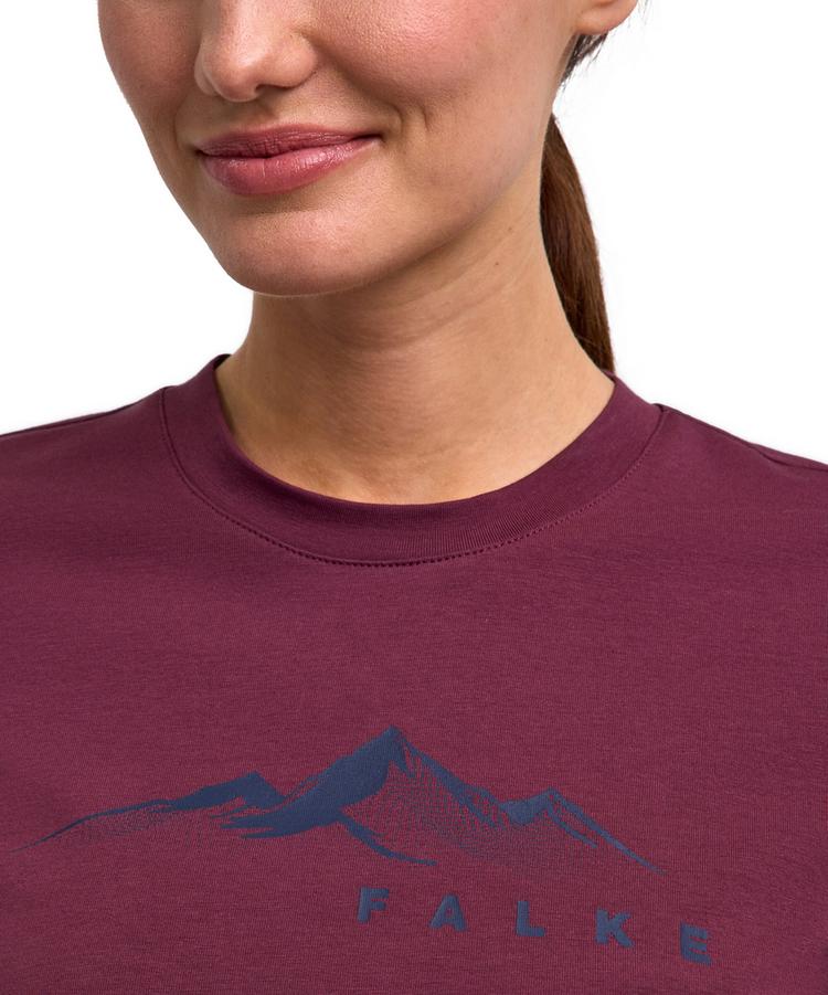 Falke Falke TK Tee Graphic w T-Shirt Damen - barolo (8526) - 2 | SportScheck