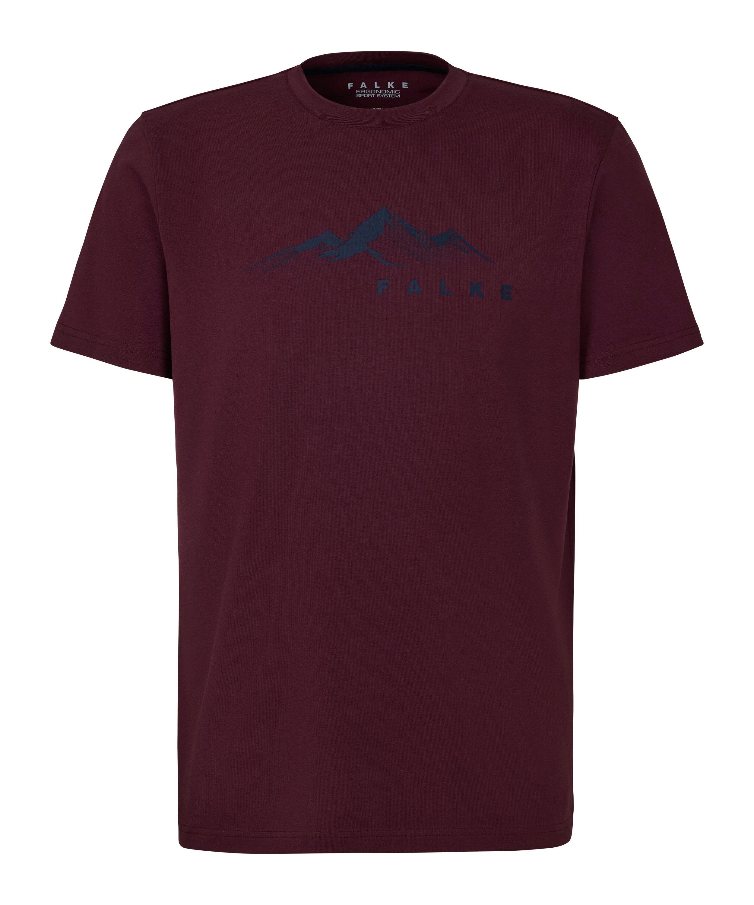 Falke TK Tee Graphic m T-Shirt Herren - barolo (8526)