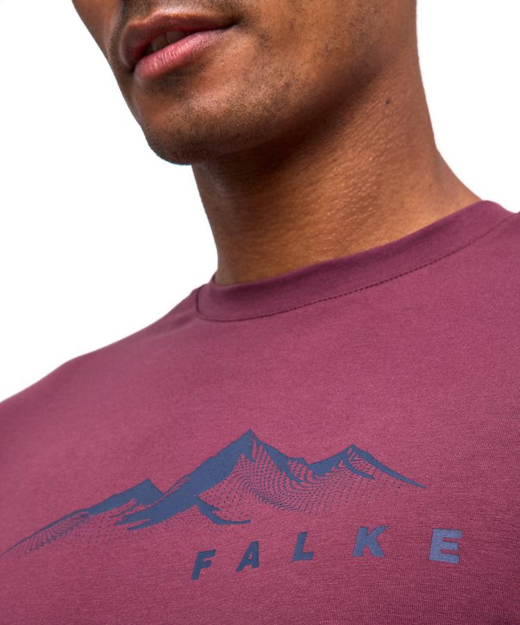 Falke Falke TK Tee Graphic m T-Shirt Herren - barolo (8526) - 2 | SportScheck