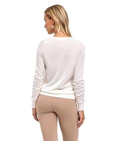 Rückansicht von Falke Strickpullover Damen off-white (2040)