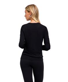 Rückansicht von Falke Strickpullover Damen black (3000)