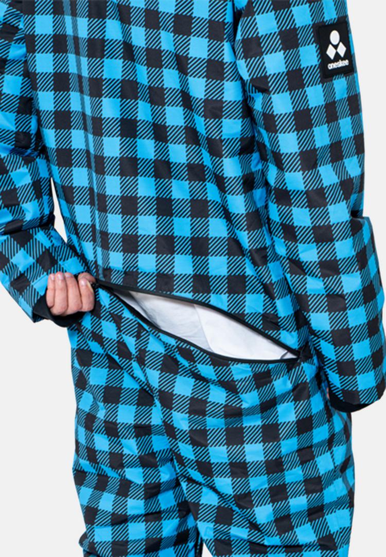 ONESKEE ONESKEE Snow Suit Schneeanzug Herren - blue check - 4 | SportScheck