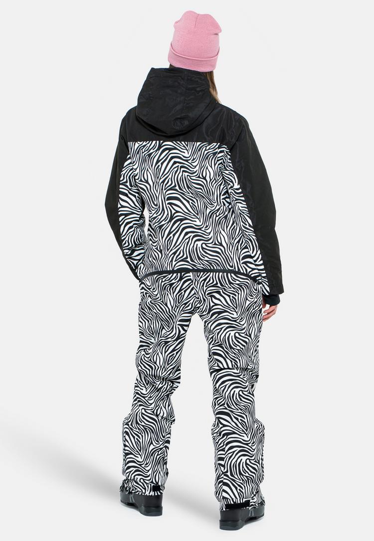 ONESKEE ONESKEE Snow Suit Schneeanzug Damen - black & white zebra - 2 | SportScheck