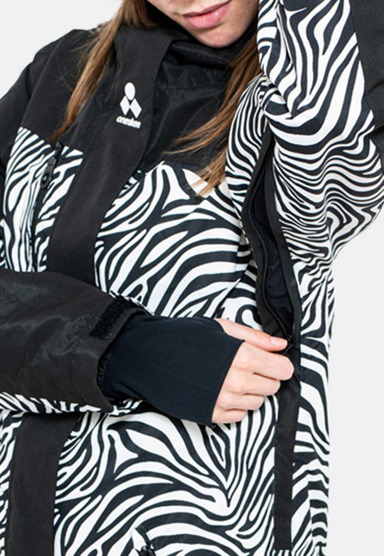 ONESKEE ONESKEE Snow Suit Schneeanzug Damen - black & white zebra - 5 | SportScheck