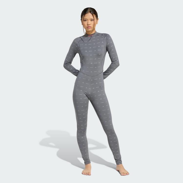 adidas adidas adidas x MOON BOOT Onesie Bodysuit Damen - Granite / Reflective Silver - 0 | SportScheck
