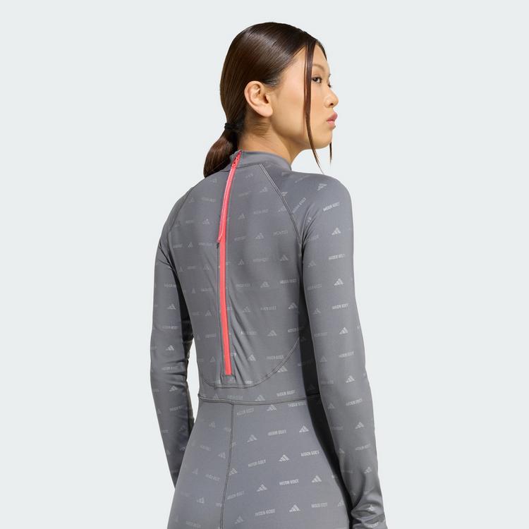 adidas adidas adidas x MOON BOOT Onesie Bodysuit Damen - Granite / Reflective Silver - 1 | SportScheck