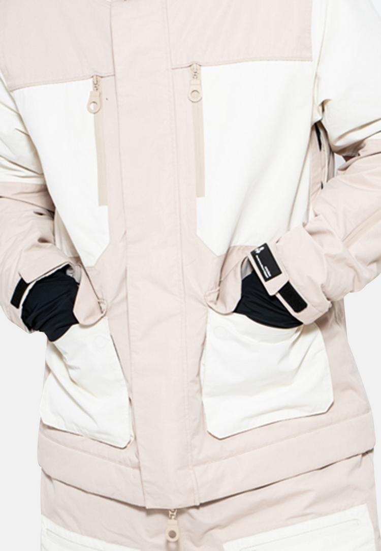 ONESKEE ONESKEE 3-in-1 Snow Suit Schneeanzug Herren - sand & white - 7 | SportScheck